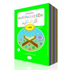 Çocuklar İçin Kur'an-ı Kerim (7-30. Cüzler) (24 Kitaplık Set) Kutulu