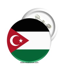 Rozet 21 - Türk ve Filistin Bayrağı